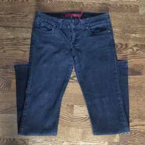 Boot cut stretch black/ grey jeans size 30